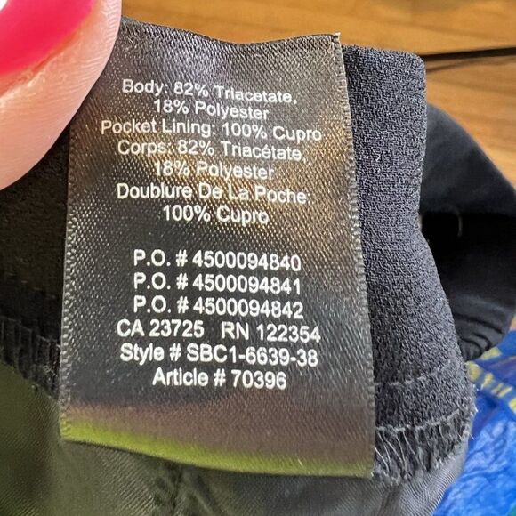 Aritzia Babaton Cohen Black Pull On Trouser Pants with Side Stripe - Picture 5 of 5